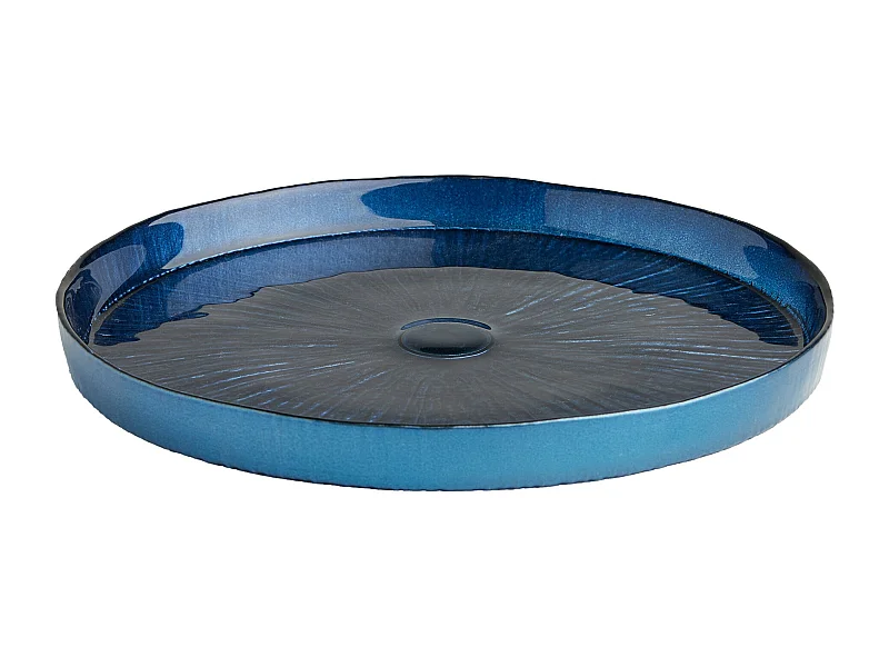 Dekorative Platte Lusteria Dunkelblau 2.5 x 27