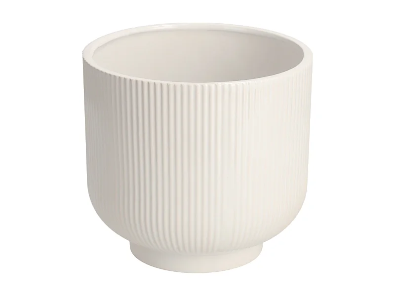 Blumentopf Silken mittelweiß 24 cm