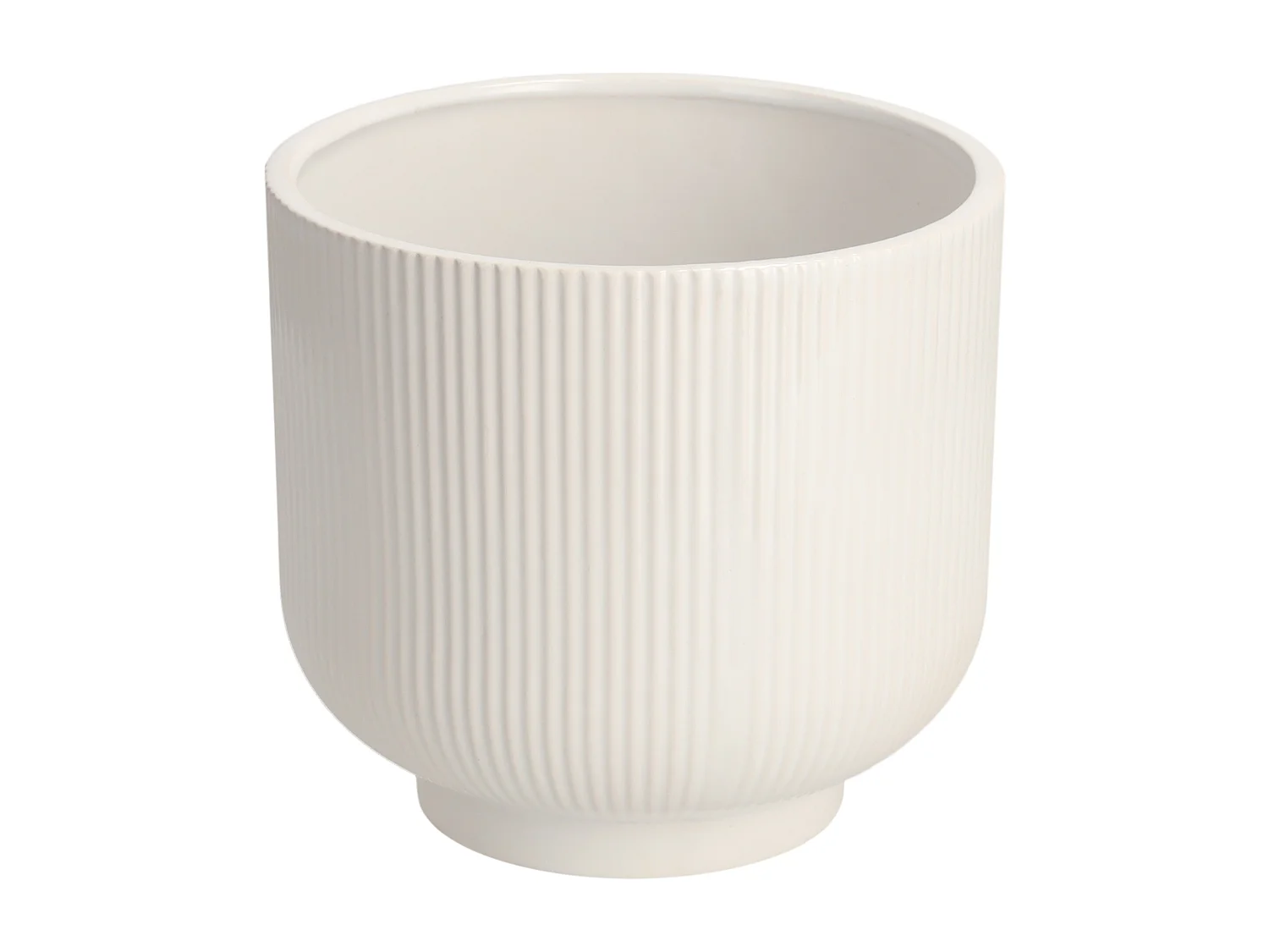 Blumentopf Silken mittelweiß 24 cm