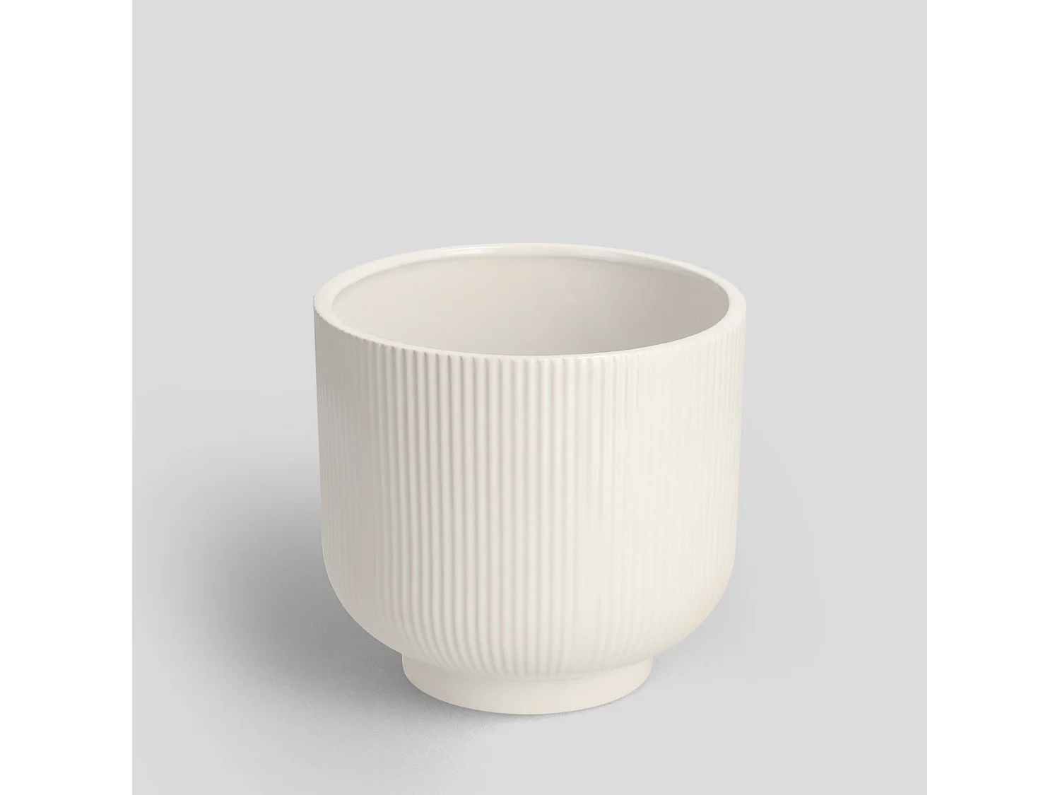 Blumentopf Silken mittelweiß 24 cm
