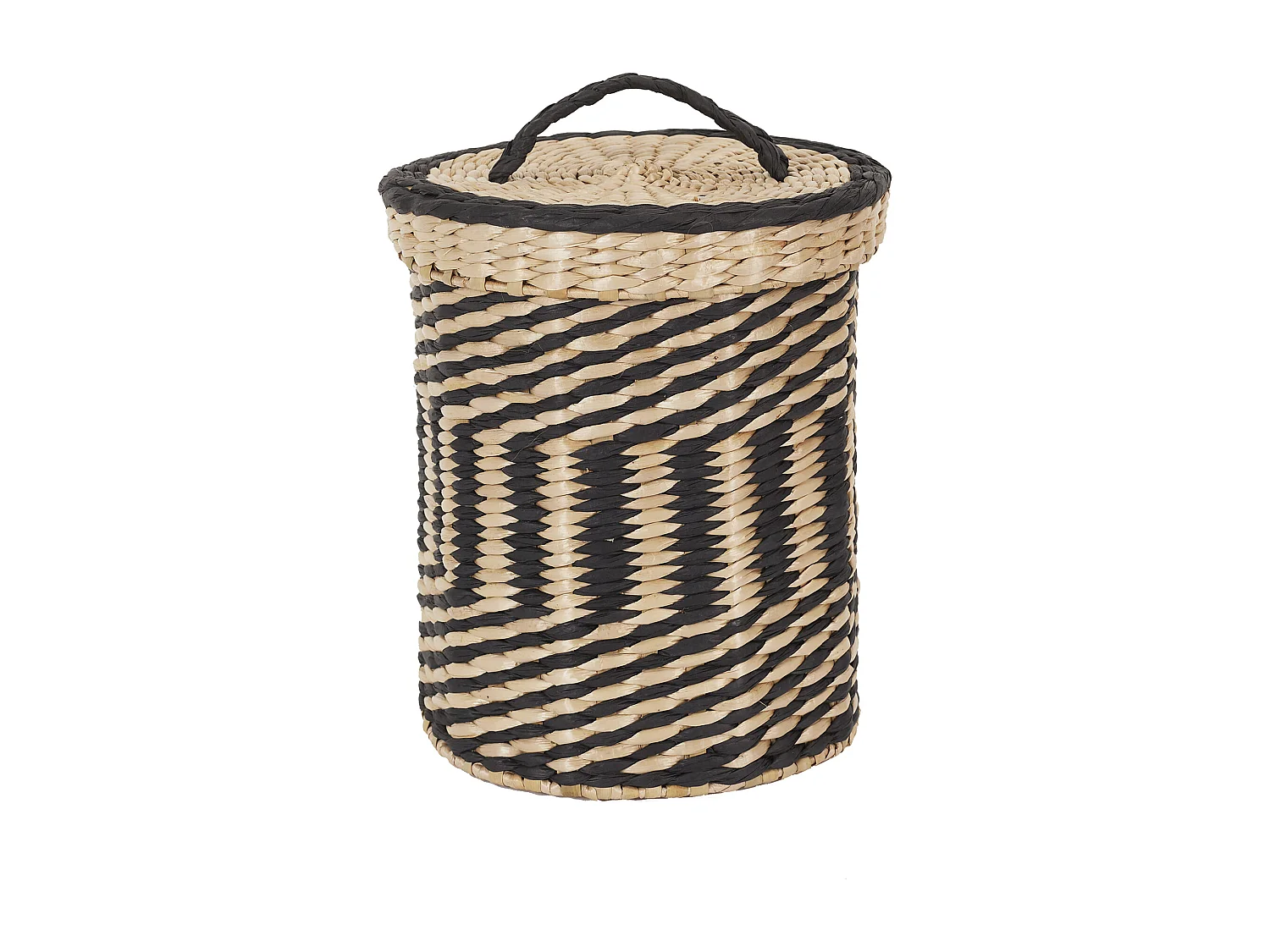 Lot de 2 Paniers de Rangement "Mirage" 27cm Noir