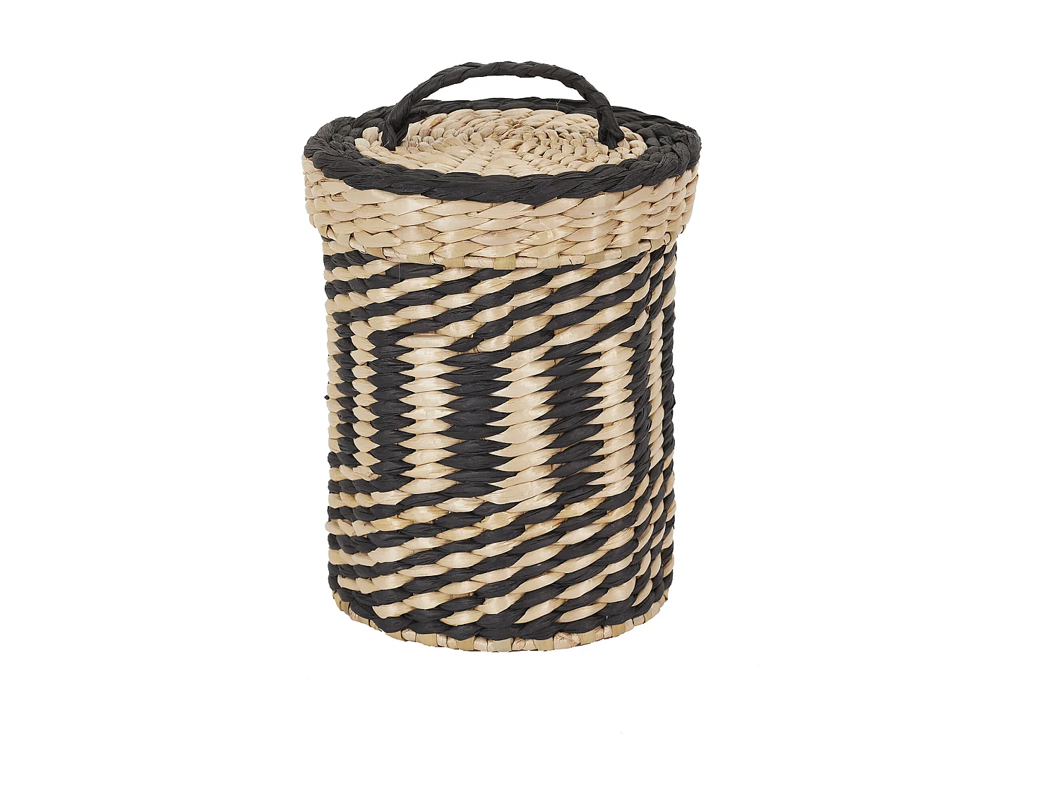 Lot de 2 Paniers de Rangement "Mirage" 27cm Noir