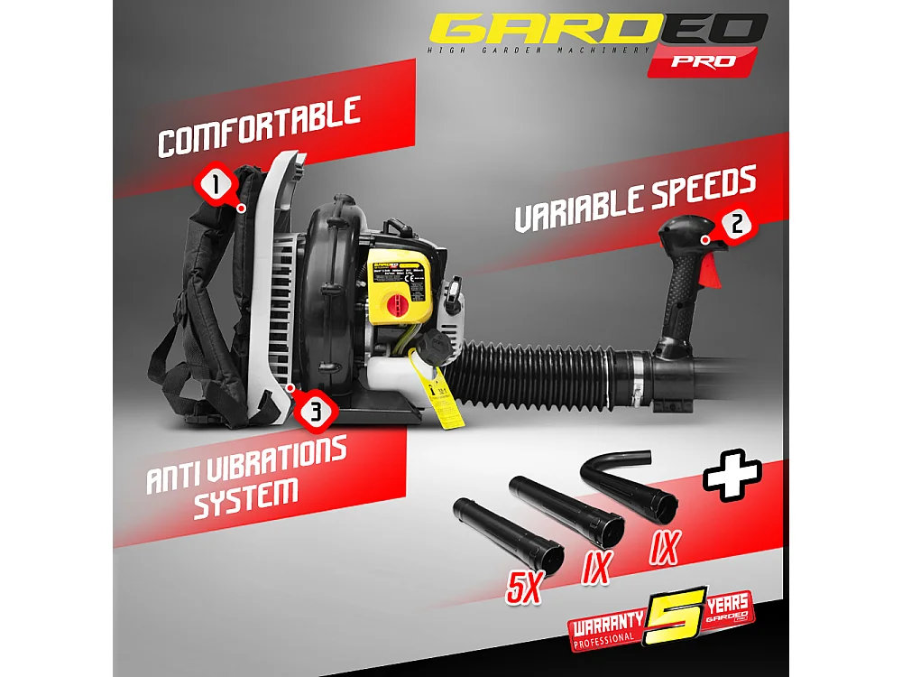 Souffleur thermique dorsal 26CC + Acc corniche - Gardeo Pro