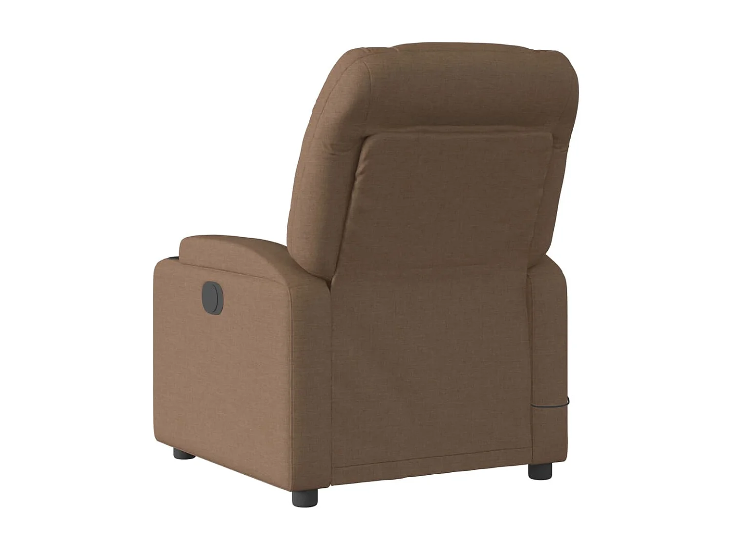 Fauteuil de massage inclinable Marron Tissu