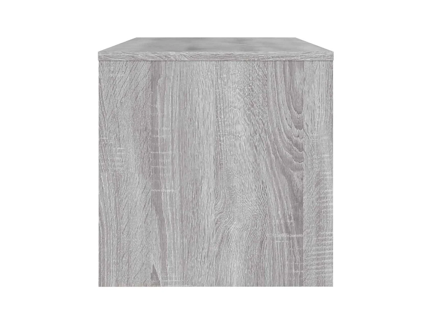 Szafka RTV Sonoma Szara 120x34x37 cm Z Drewna Inżynieryjnego z Półką i Przestrzenią Wystawienniczą