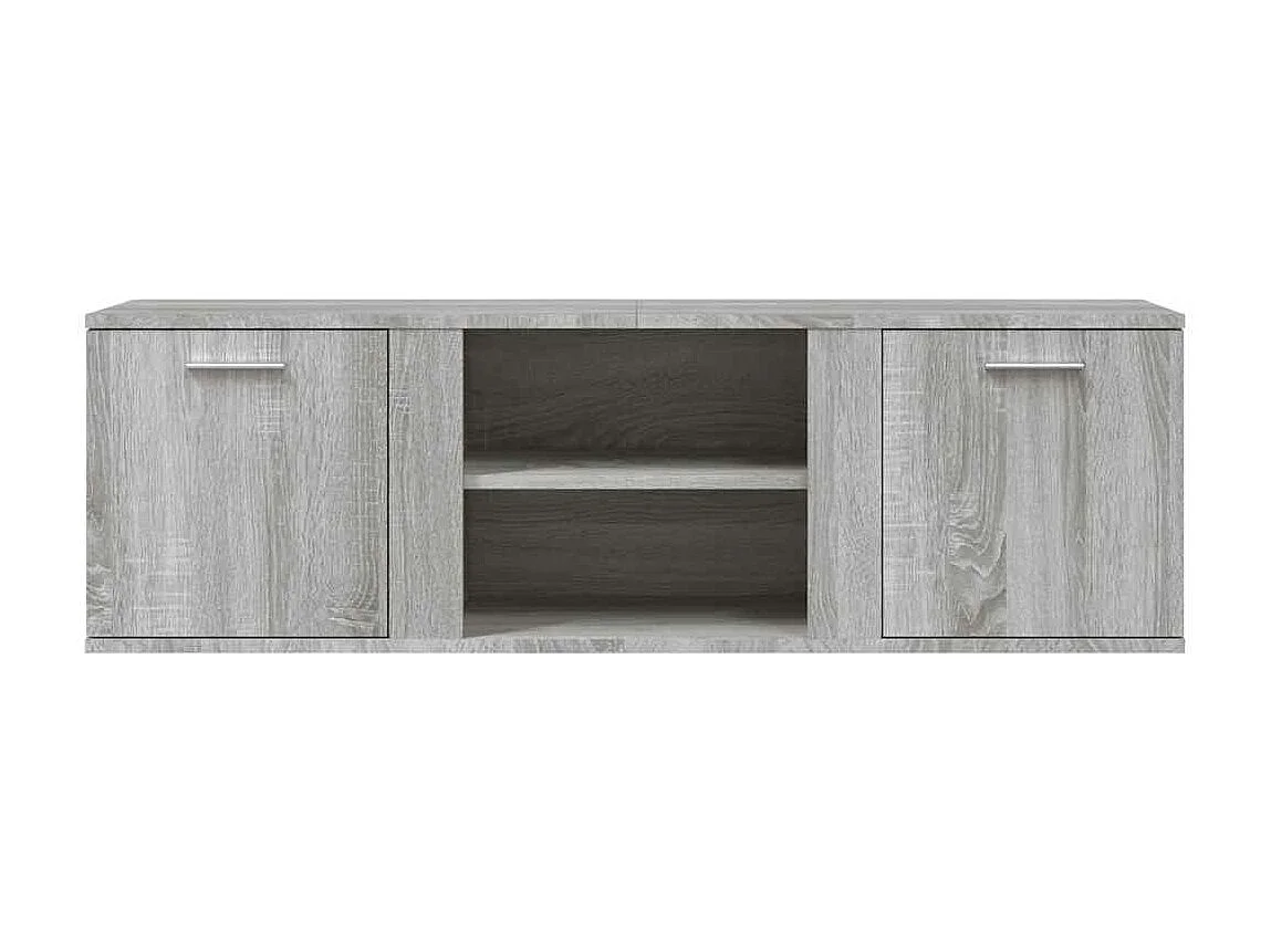 Meuble TV sonoma gris 120x34x37 cm bois d'ingénierie