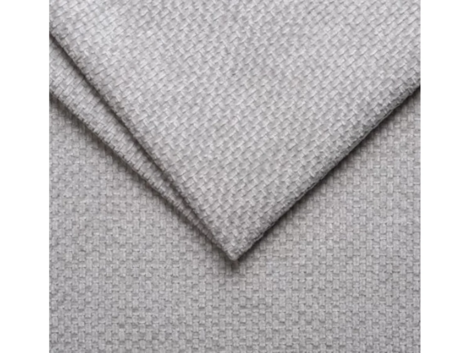 Hoekbank OMBO 285x168x77/97 cm, Rechterkant, Slaapfunctie, Elektrisch Uitschuifbaar Zitvlak, Verstelbare Hoofdsteunen, Essenhout EDEN-stof