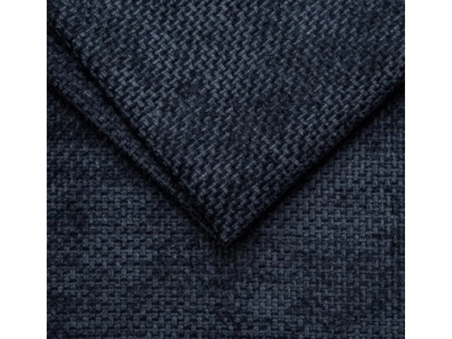 Narożnik OMBO 285x168x77/97 cm, Prawy, Spanie, elektr. siedzisko, zagłówki, ciemna bukowa noga, hydrofobowy materiał EDEN – Ciemnoniebieski