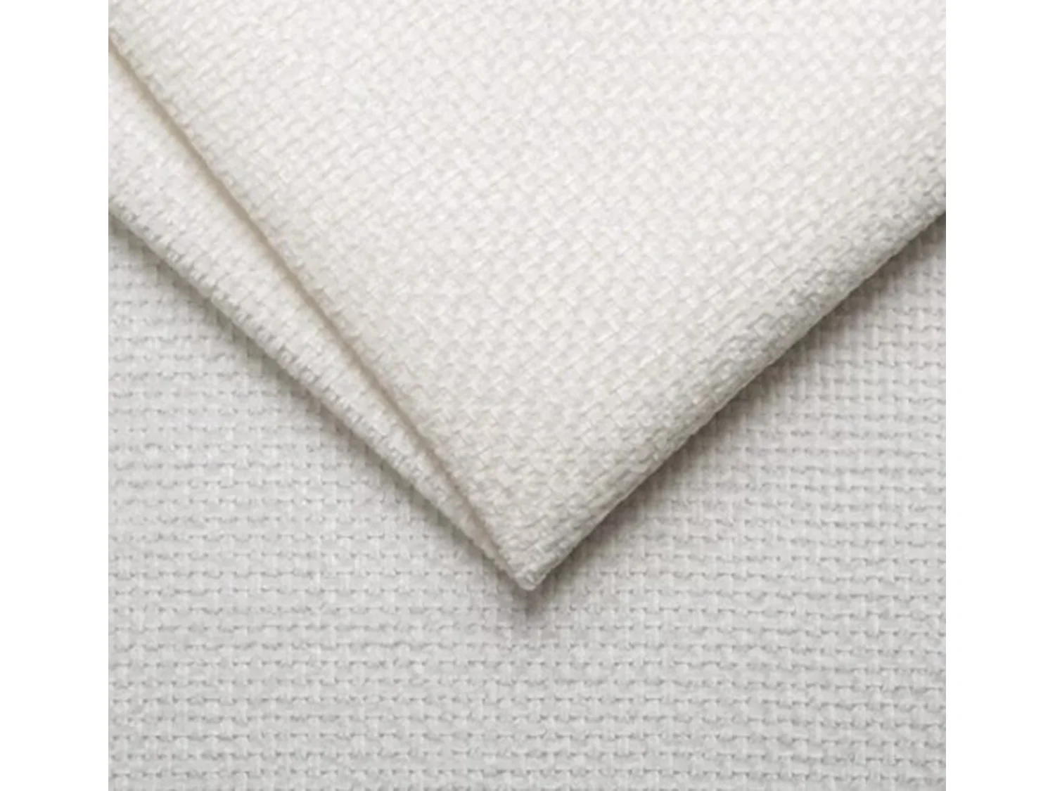 Narożnik OMBO 285x168x77/97 cm, Lewy, Spanie, elektr. siedzisko, zagłówki, ciemna bukowa noga, hydrofobowy materiał EDEN – Biały