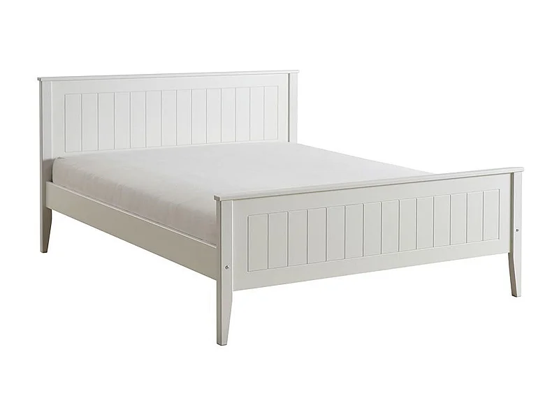 Bed 120x200 hout Siena, kleur wit