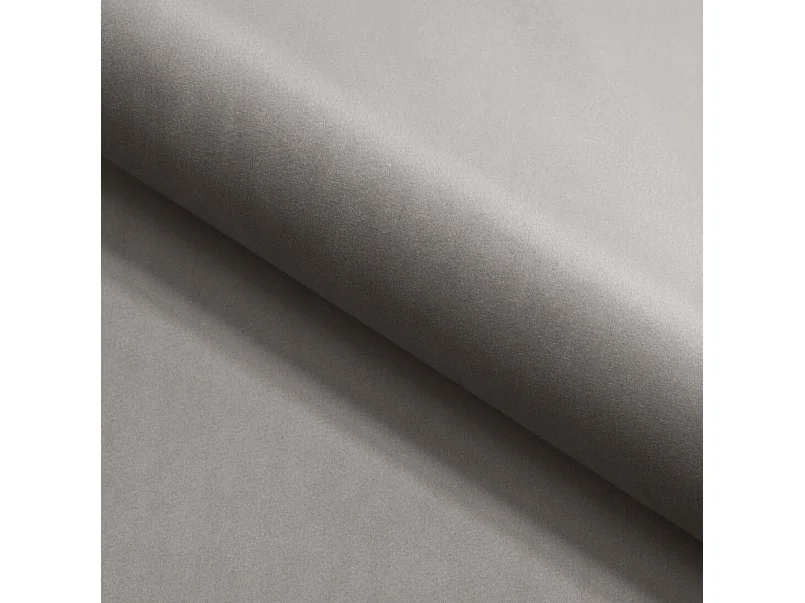 Hoekbank GLAM met slaapfunctie, ottomane & gouden poten – fluwelen bank in glamstijl met sierkussens, 258x167x91cm, Rechterkant GRIJS