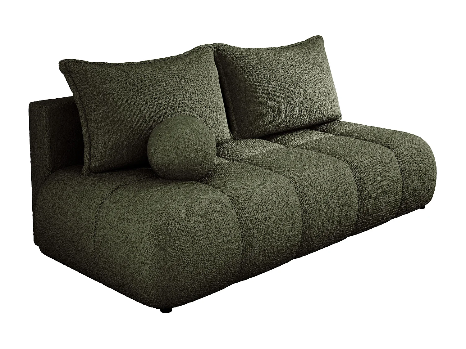 Canapé COCO MINI Canapé-lit Avec Fonction Lit, Tissu Anthology, 2 places, Autonome, Dimension: 205x105x97cm Couleur: Grün