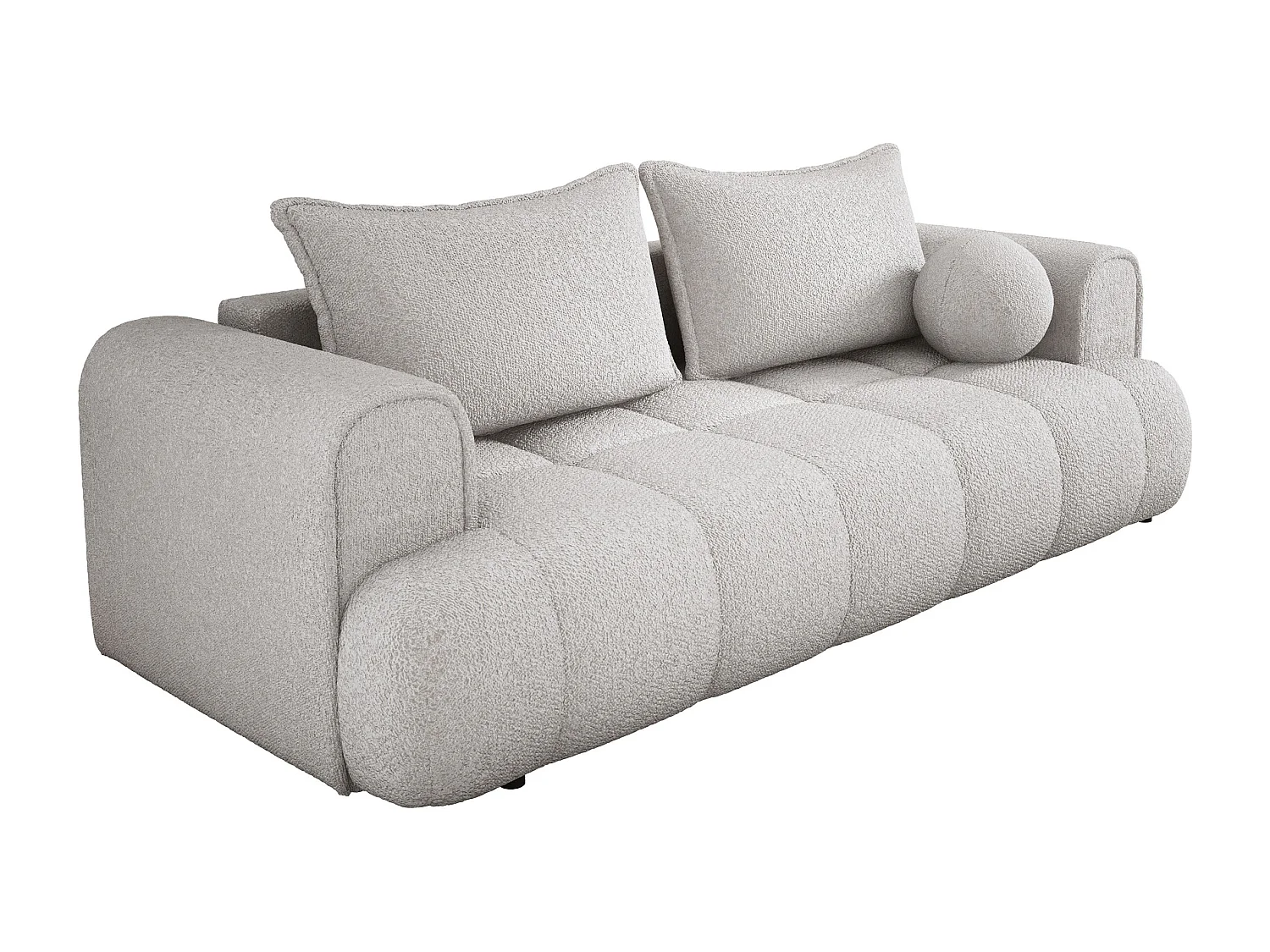 Canapé COCO Canapé-lit Avec Fonction Lit, Tissu Anthology, 2 places, Autonome, Dimension: 250x105x90cm Couleur: Hellgrau