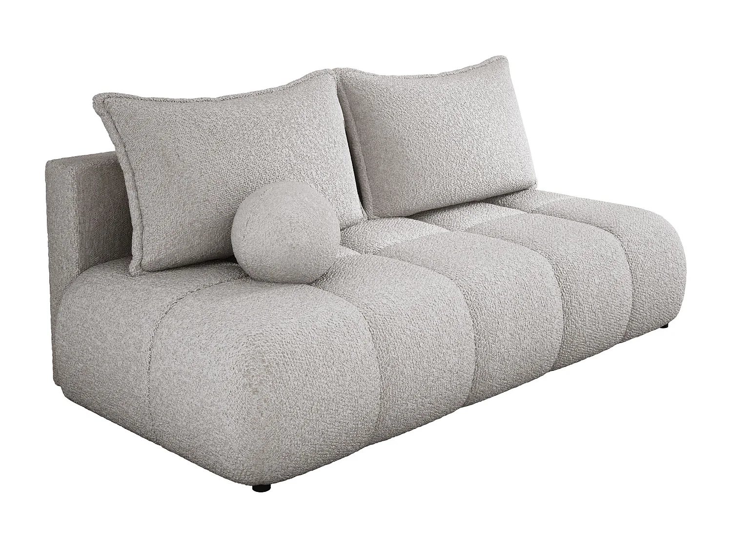 Canapé COCO MINI Canapé-lit Avec Fonction Lit, Tissu Anthology, 2 places, Autonome, Dimension: 205x105x97cm Couleur: Hellgrau