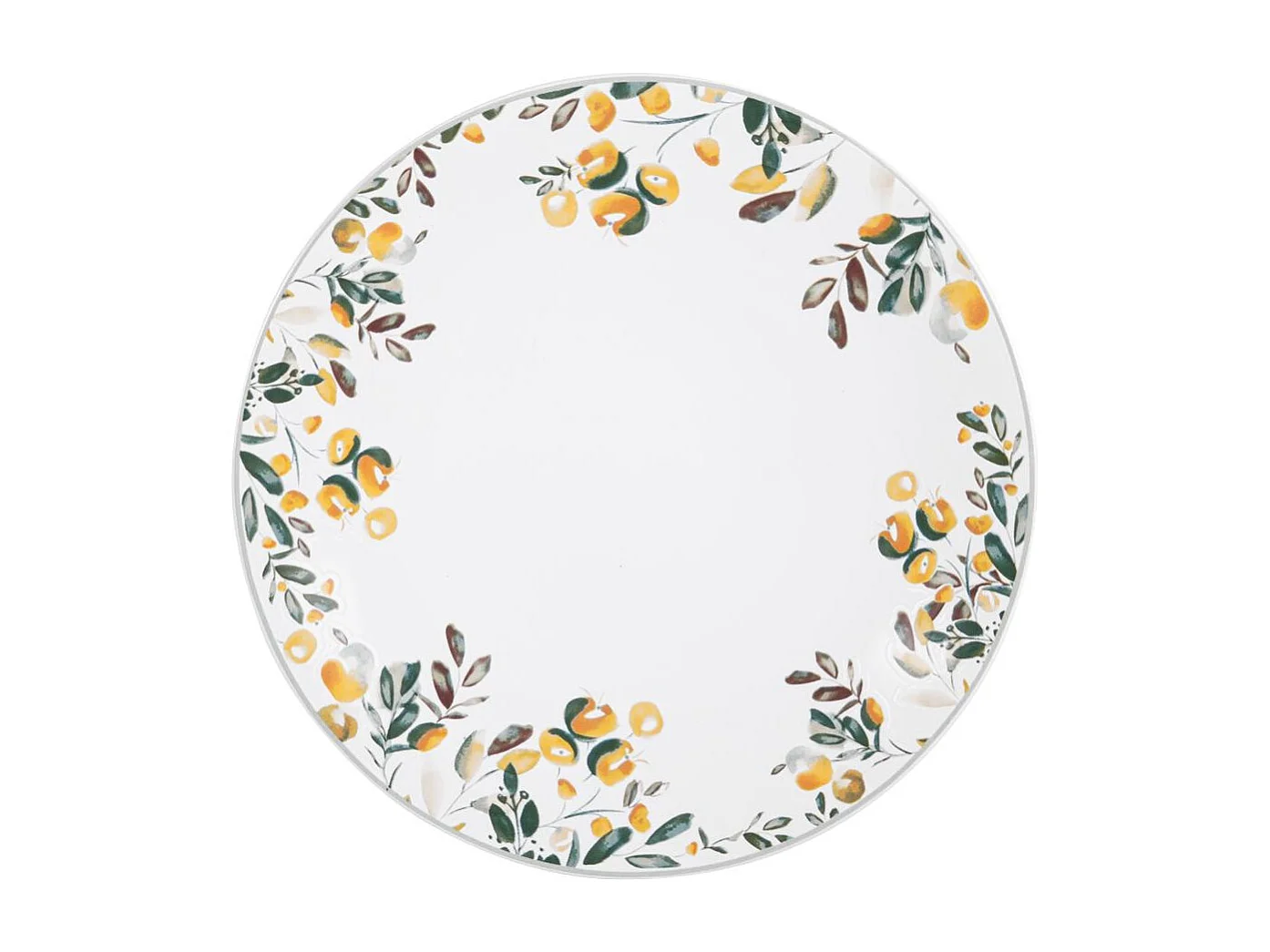 Assiette plate Summer 27 cm (lot de 6)