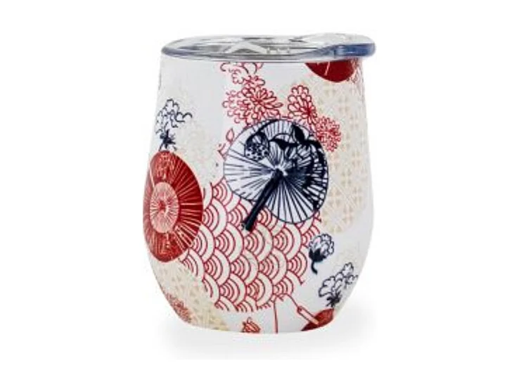 Mug isotherme Yoko Design Japan 250 ml Rouge et Blanc