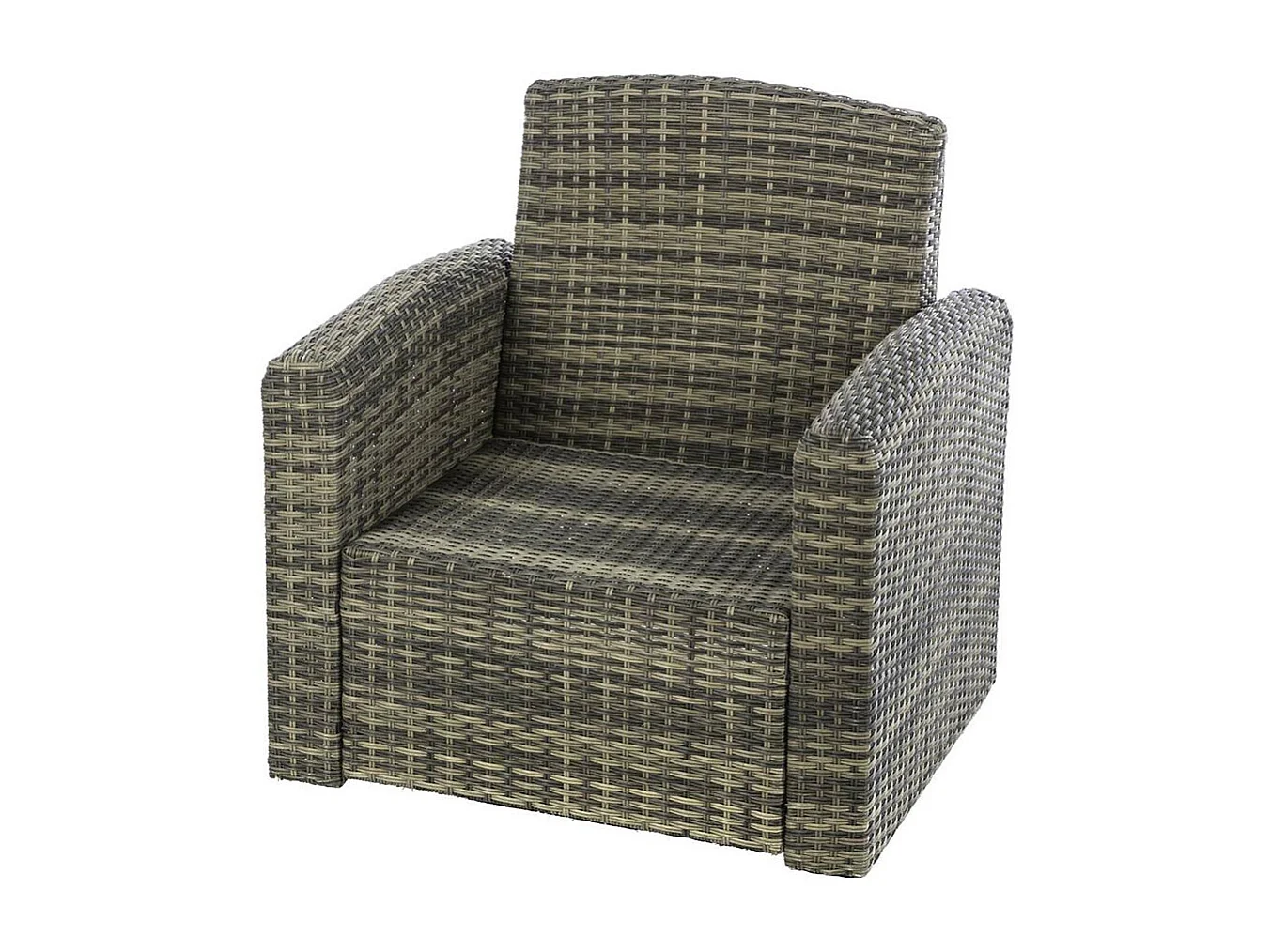 Fauteuil de jardin en résine tressée Polynesia Naturae - Hespéride