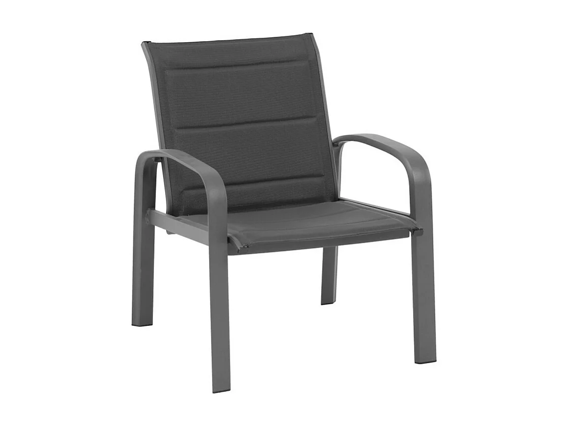 Salon de jardin duo Elyn anthracite/graphite Hespéride