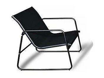 Salon de jardin 4 places noir texaline