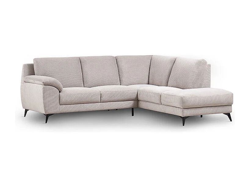 Canapé d'angle droit Alba beige