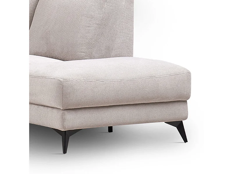 Canapé d'angle droit Alba beige