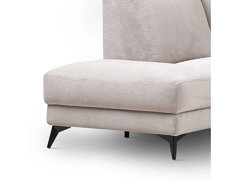 Canapé d'angle gauche Alba beige