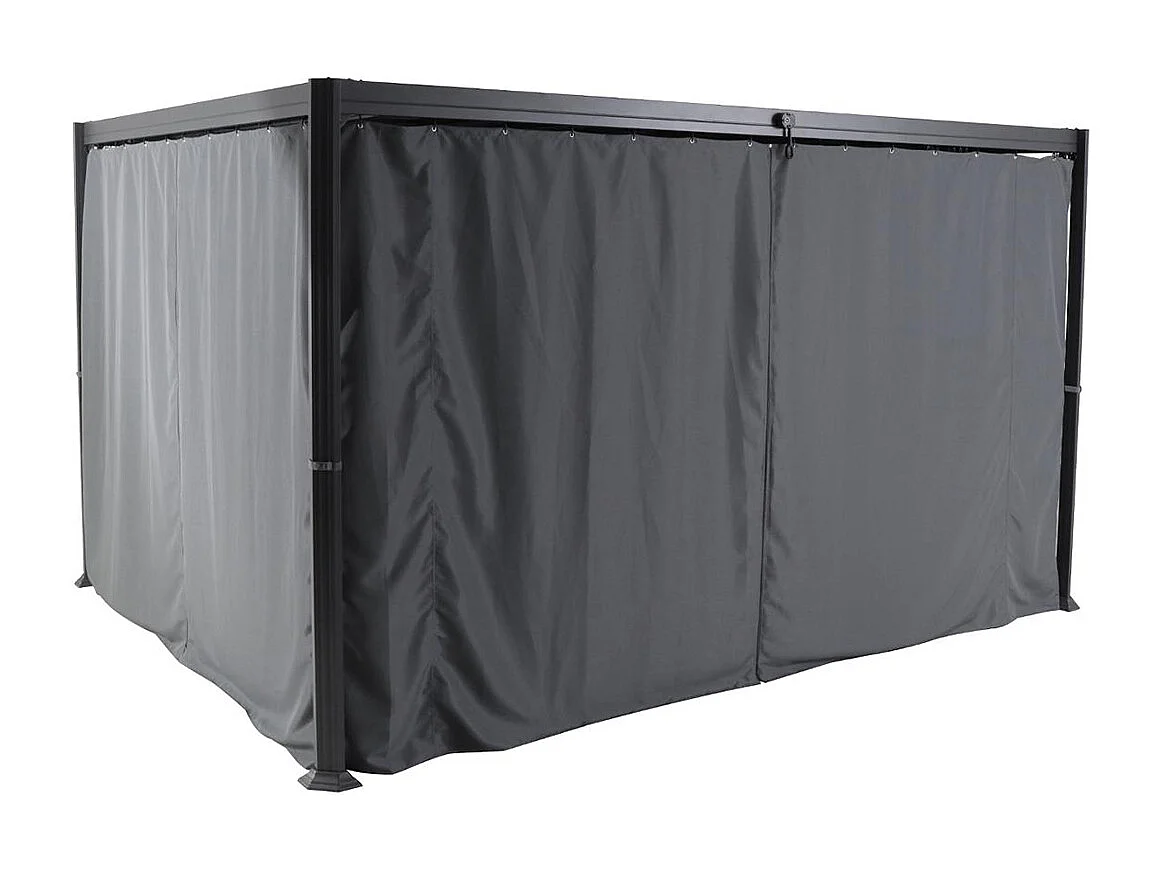Jeu de 4 rideaux pour tonnelle Belize 3 x 3,8 m - Hesperide