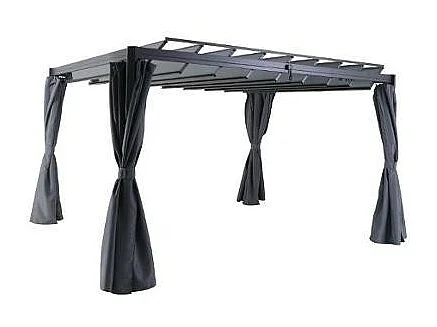 Jeu de 4 rideaux pour tonnelle Belize 3 x 3,8 m - Hesperide
