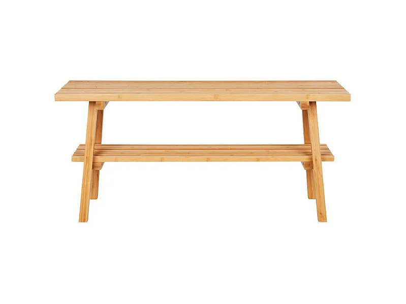 Ember - Banc en bambou L70cm - Bois clair
