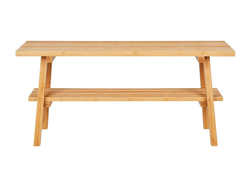 Ember - Banc en bambou L70cm - Bois clair