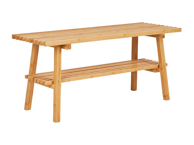 Ember - Banc en bambou L70cm - Bois clair