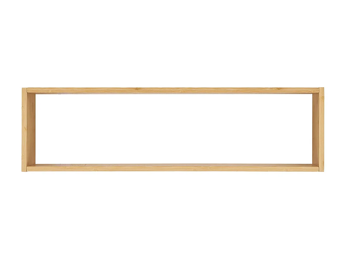 Ember - Etagère murale en bambou L70cm - Bois clair