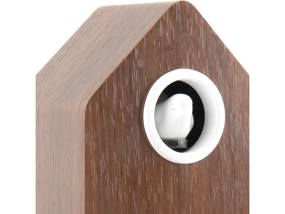 Alarm cuckoo LED - Réveil  - Bois foncé