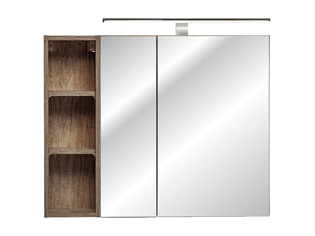 Wandkast 3 nissen 80cm Eros Taupe