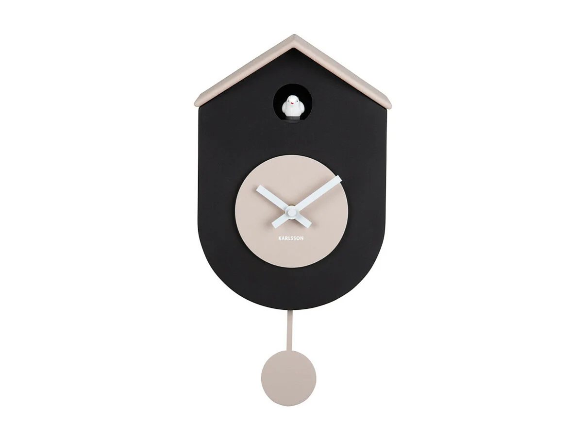 Grato cuckoo - Horloge à pendule - Noir