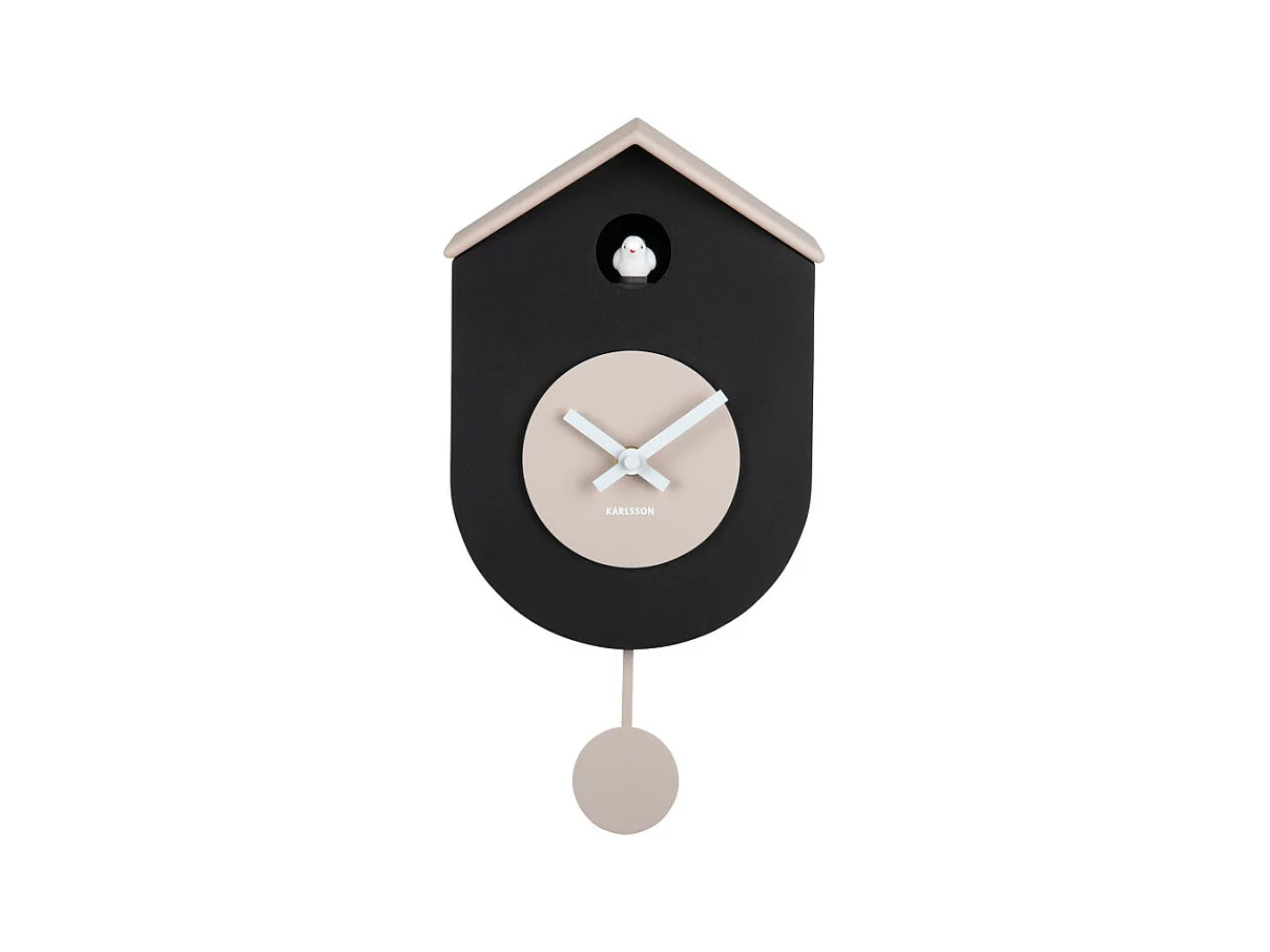 Grato cuckoo - Horloge à pendule - Noir