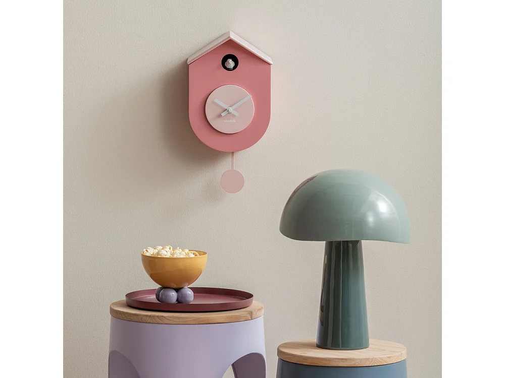 Grato cuckoo - Horloge à pendule - Rose