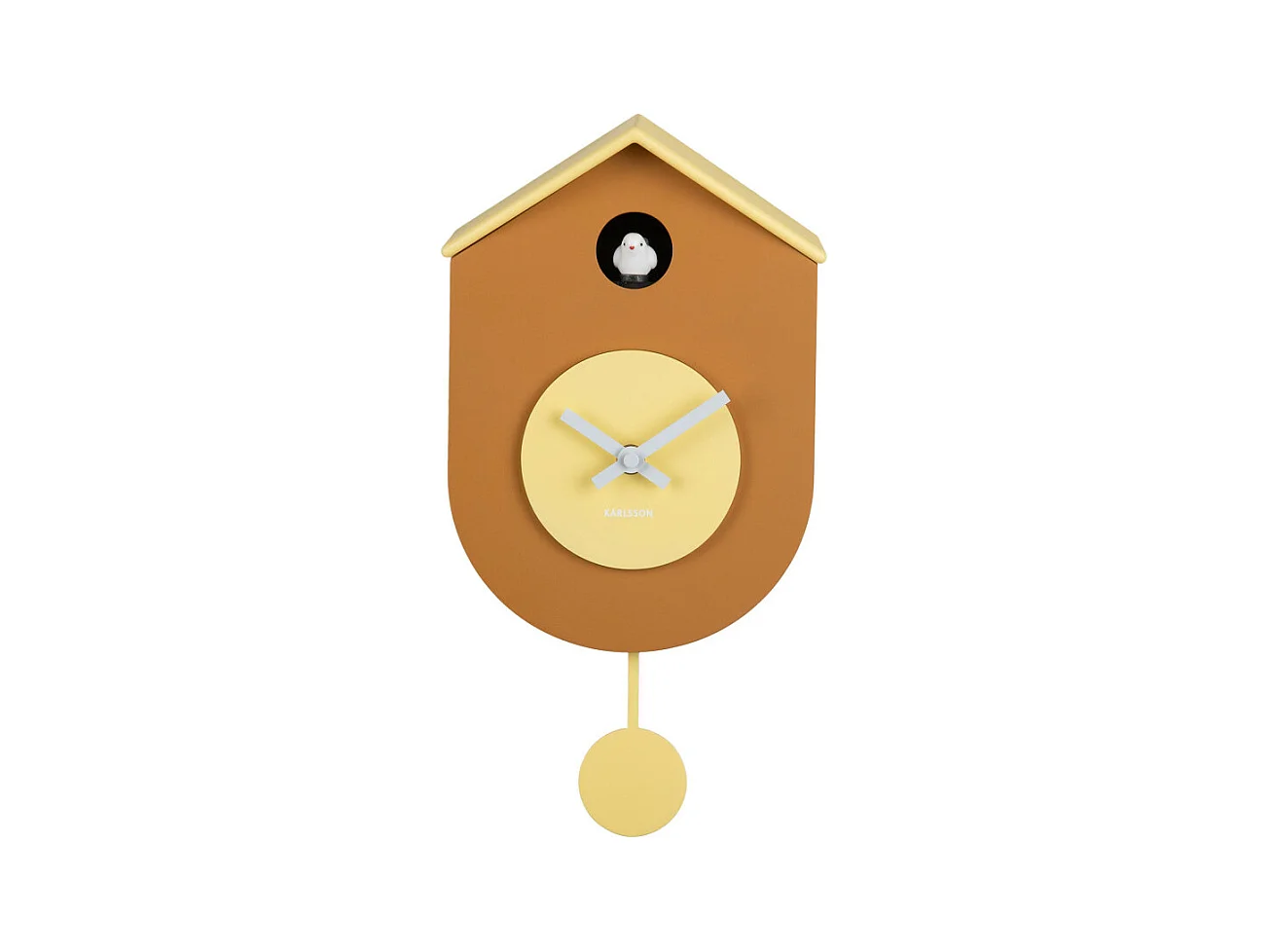 Grato cuckoo - Horloge à pendule - Ocre
