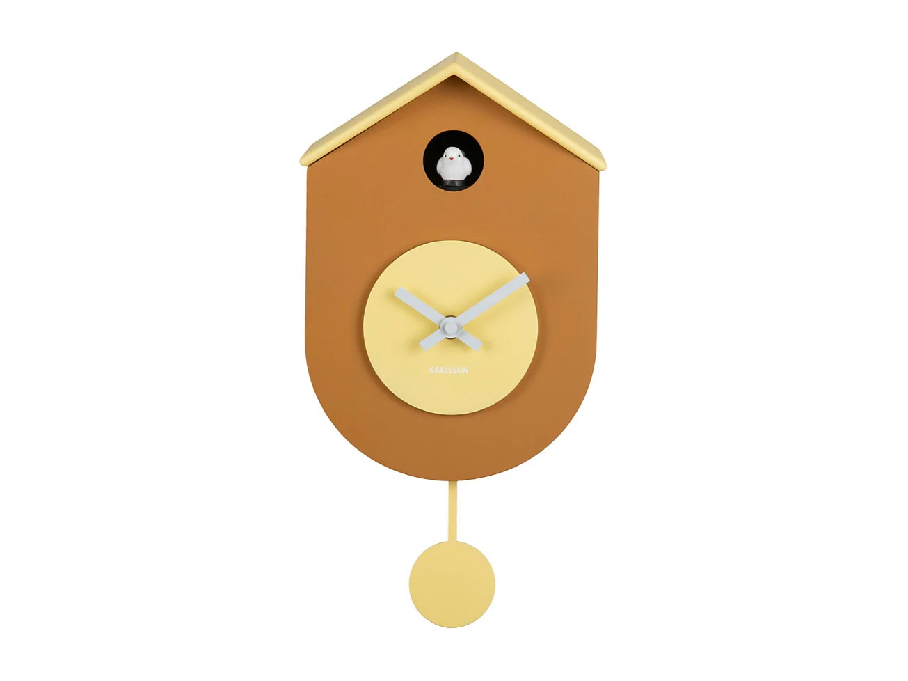 Grato cuckoo - Horloge à pendule - Ocre