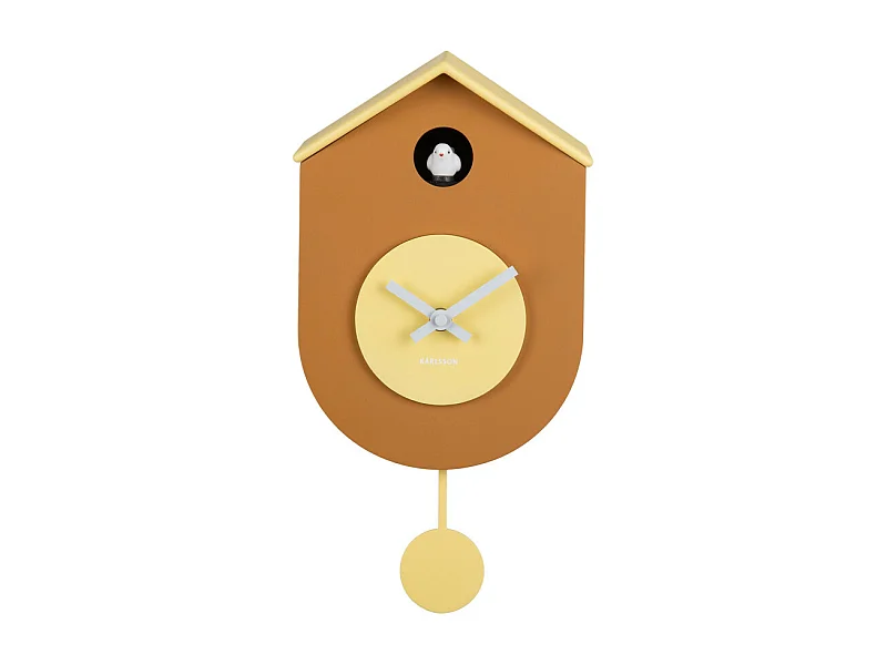 Grato cuckoo - Horloge à pendule - Ocre