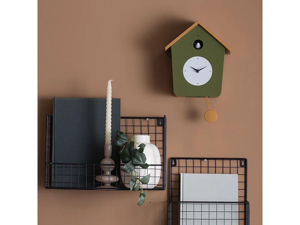 Cuckoo light - Horloge à pendule - Vert kaki