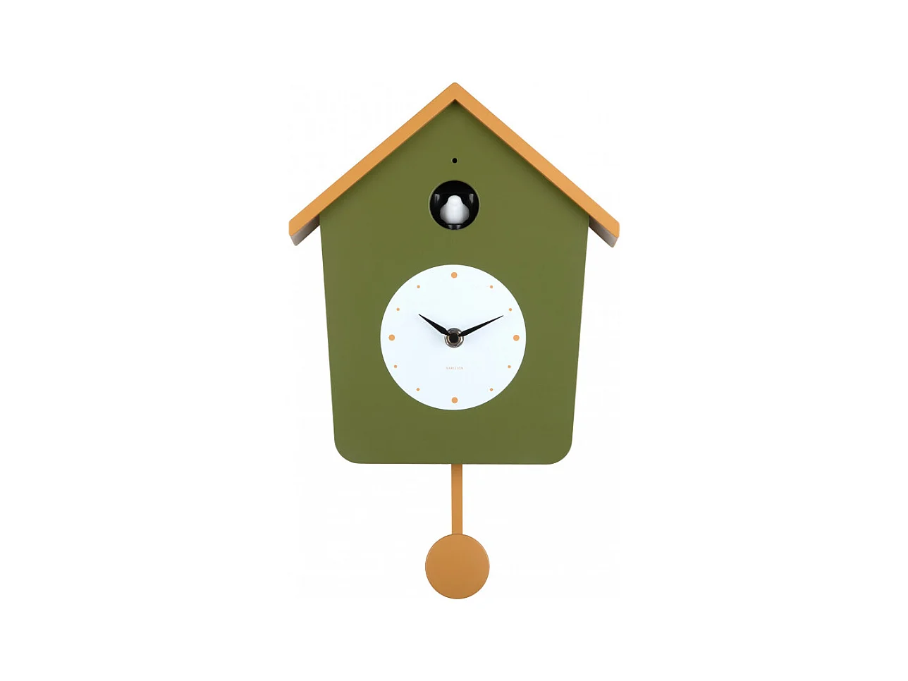Cuckoo light - Horloge à pendule - Vert kaki