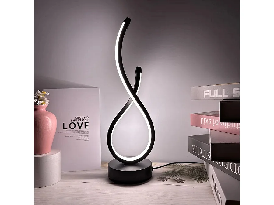 Lampe de table LED décorative - Veilleuse créative à lumière tricolor réglable pour chambre, salon, café