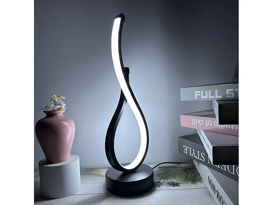 Lampe de table LED décorative - Veilleuse créative à lumière tricolor réglable pour chambre, salon, café