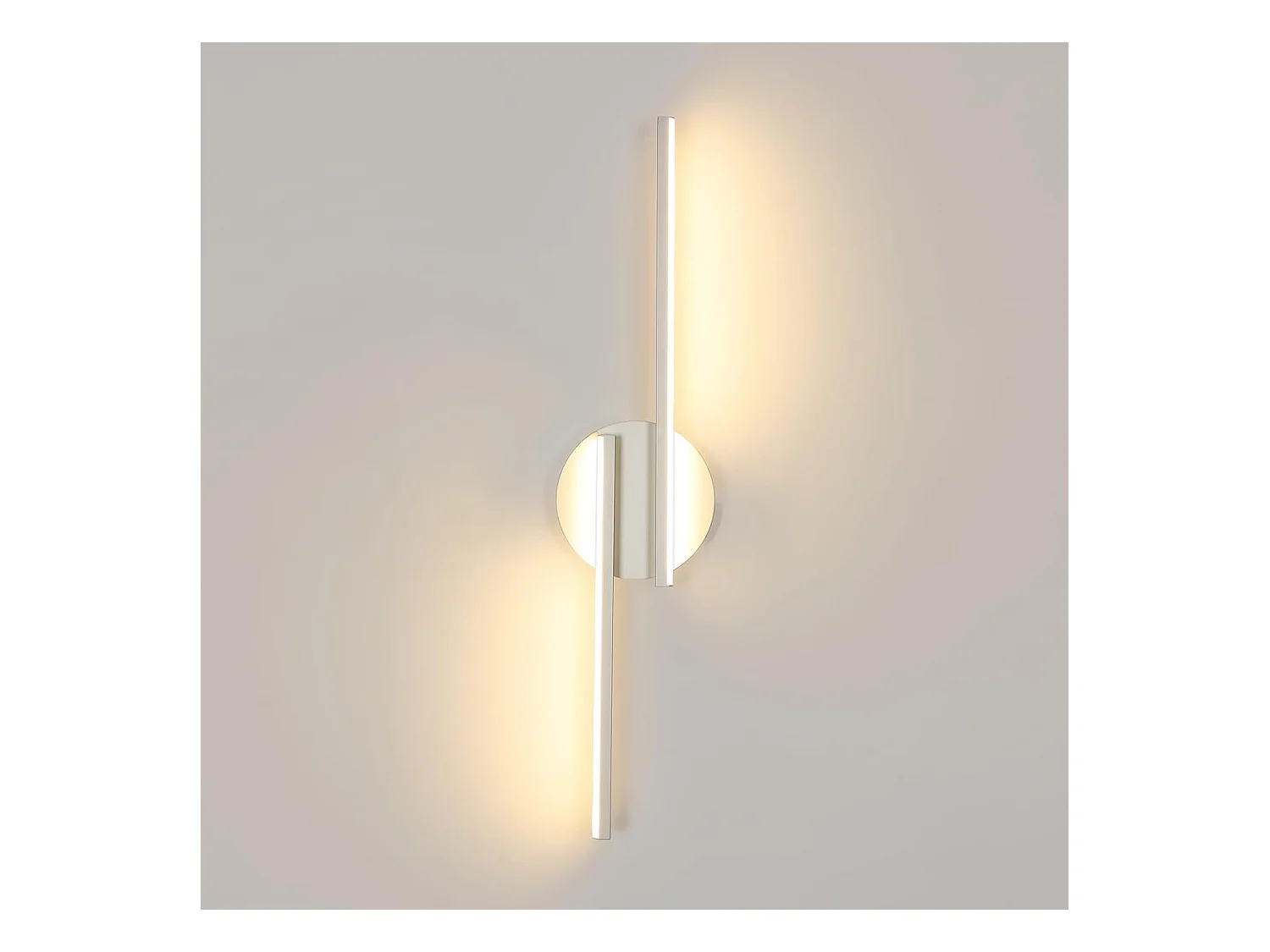 Applique Murale LED Intérieure, 22W 2475LM, Lumière Chaude 3000K, Design Moderne, Parfaite pour Chambre, Salon, Couloir, Escalier, Bureau et Garage (55cm Blanc)