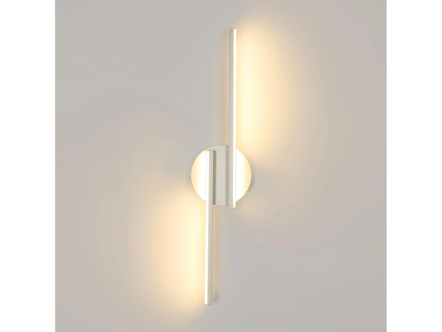 Applique Murale LED Intérieure, 22W 2475LM, Lumière Chaude 3000K, Design Moderne, Parfaite pour Chambre, Salon, Couloir, Escalier, Bureau et Garage (55cm Blanc)