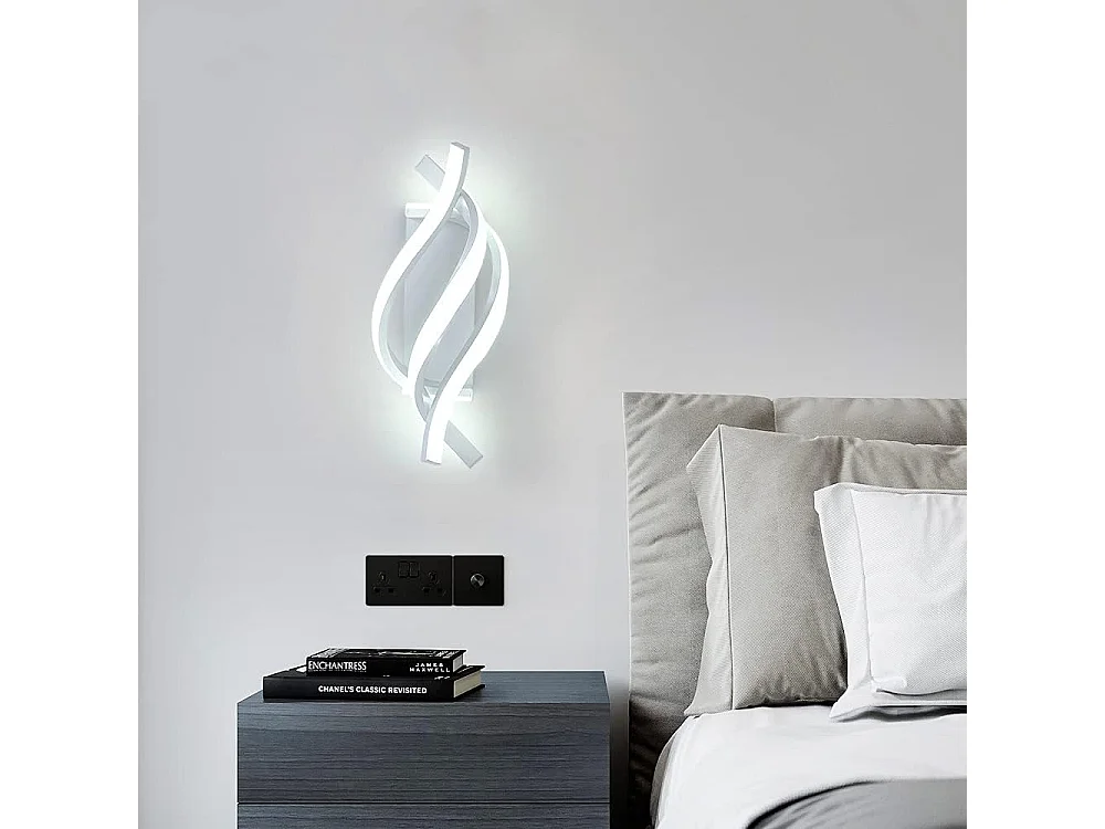 Applique Murale LED, 18W Intérieur Lampe Murale Moderne