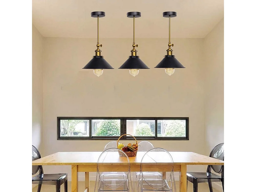 Applique Murale Vintage Industrielle Réglable Lampe， Murale Industriel Noir en Métal Plafonnier， Luminaire Rétro Applique Interieur pour Chambre, Cui