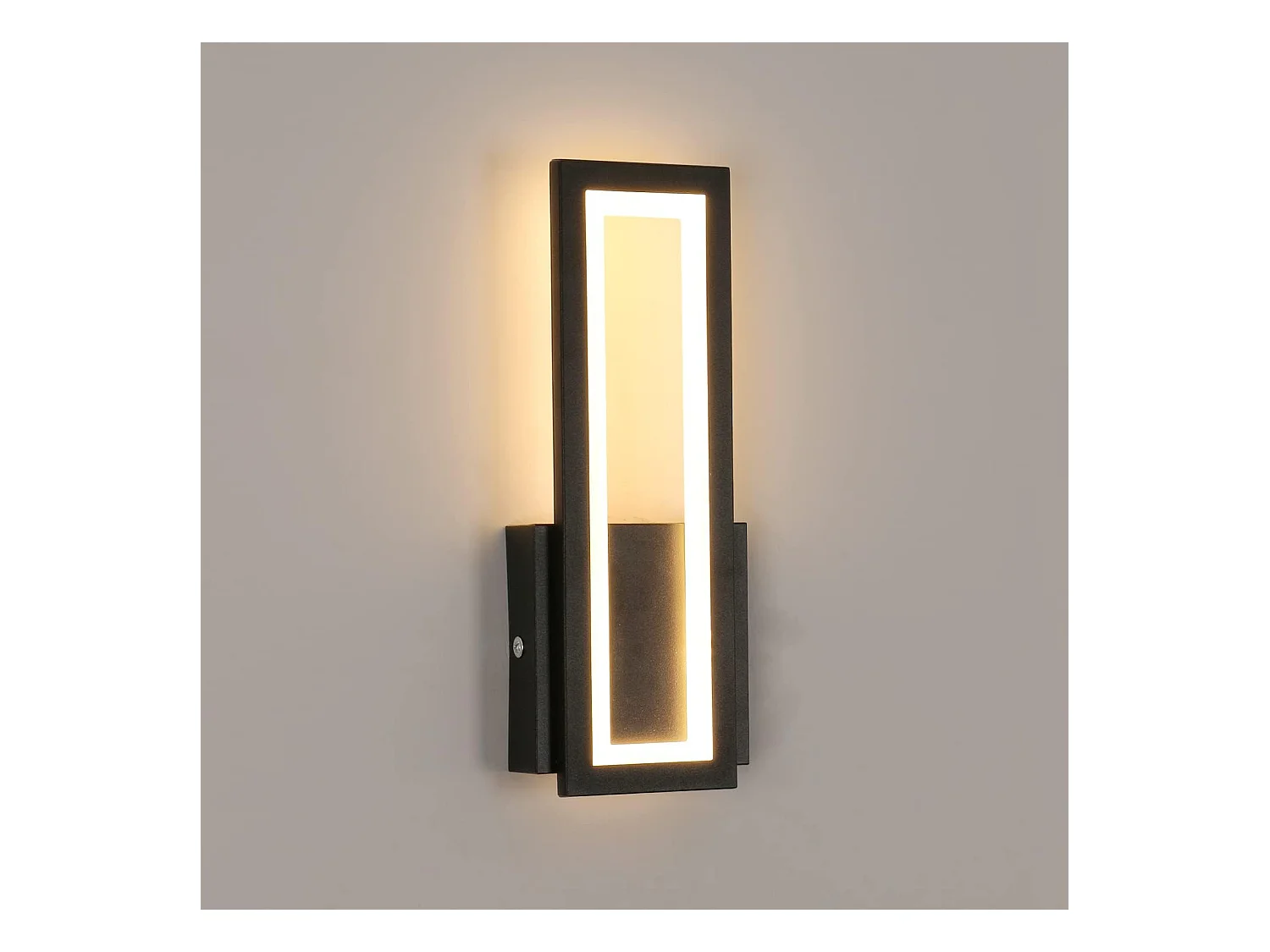Applique Murale LED Intérieur, 16W Simple Square Lampe Murale LED, Moderne Décoration Eclairage LED Luminaire Mural Murale pour Salon, Chambre, lumiè
