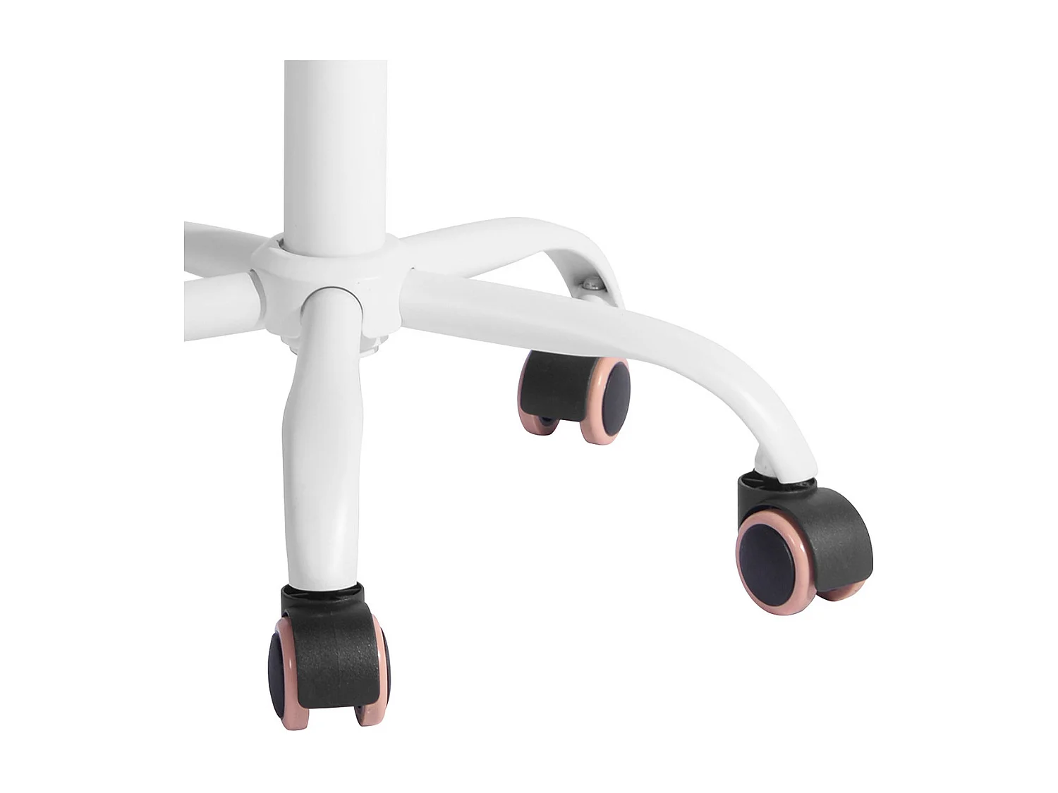 URBAN MEUBLE Chaise de bureau pivotante rose, dossier ergonomique, revêtement en maille, hauteur réglable, style moderne, pour la maison et le bureau